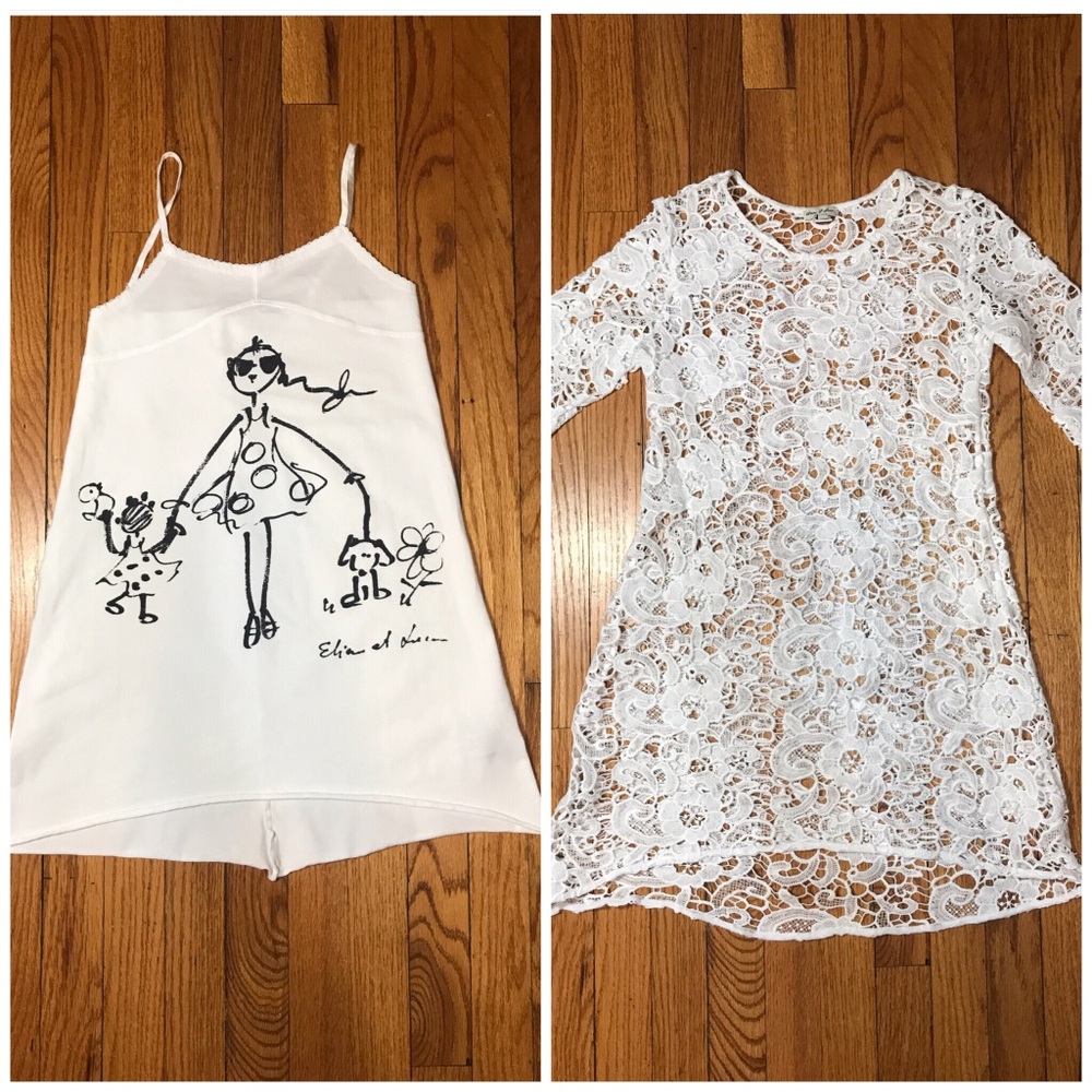Two piece lace dress